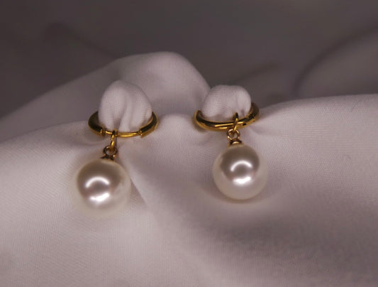 Pearl earrings