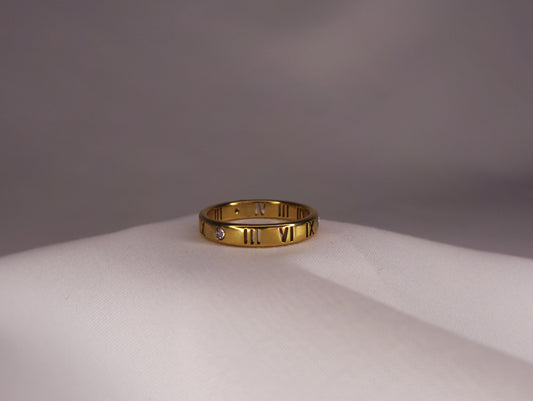 Numeral band ring